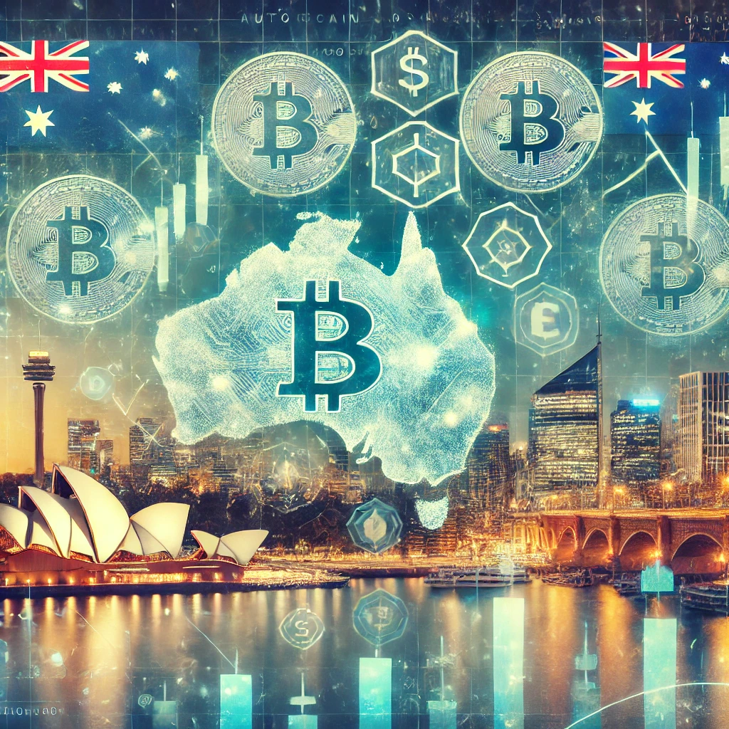 A group of diverse Australian investors discussing cryptocurrency trends using Ptonexbit App